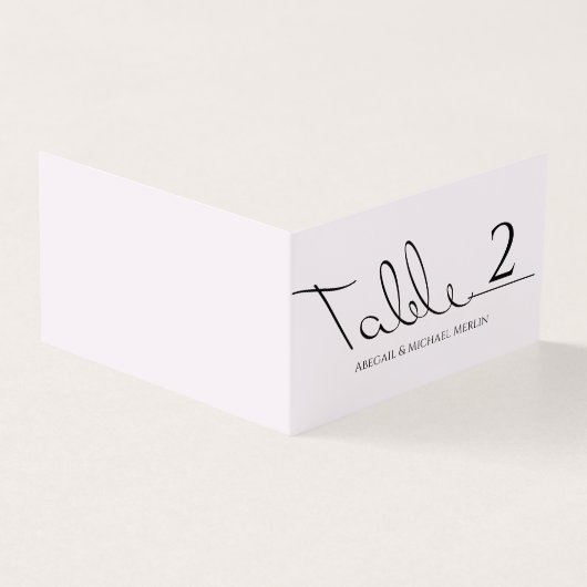 Minimale Typografische Fun, maar formele bruiloft Kaart (Buitenkant)