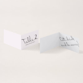 Minimale Typografische Fun, maar formele bruiloft Kaart