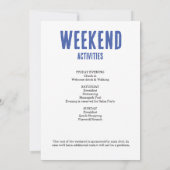 Minimale uitnodiging Bachelorette Weekend (Achterkant)