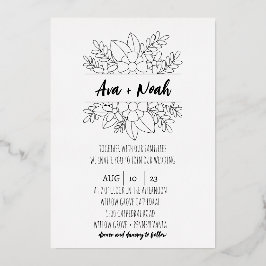 Minimale uitnodiging tot Folie van weddenschappen