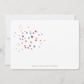 Minimale uitnodiging tot het indienen van Baby sho (Achterkant)