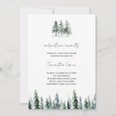 Minimale uitnodiging tot het indienen van Baby sho (Voorkant)