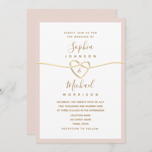 Minimale uitnodiging tot het indienen van een onbe (Voorkant / Achterkant)