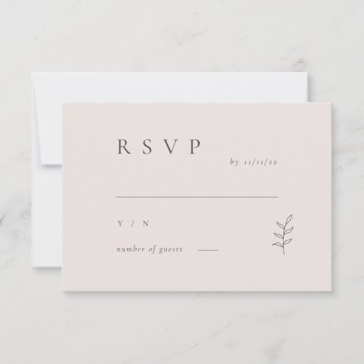 Minimale uitnodiging tot het indienen van een zwar (Voorkant)