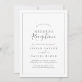 Minimale uitnodiging tot het ontvangen van een zil (Voorkant)