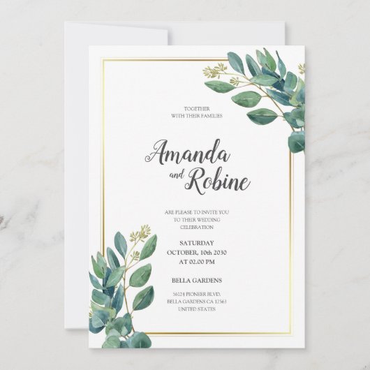 Minimale uitnodiging tot het uitzenden van een lef (Voorkant)