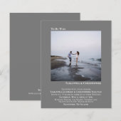 Minimale uitnodiging tot inschrijving op het weblo (Voorkant / Achterkant)