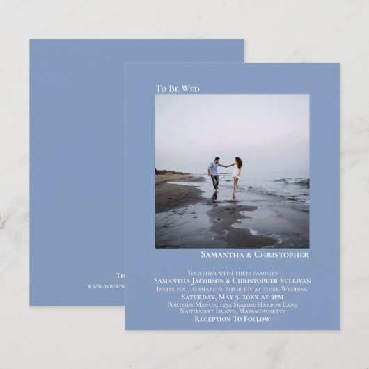 Minimale uitnodiging tot inschrijving op het weblo (Voorkant / Achterkant)