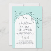 Minimale Uitnodiging van de Bridal van het Manuscr (Voorkant)