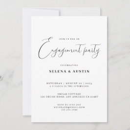 Minimale uitnodiging van de met het handscript bel