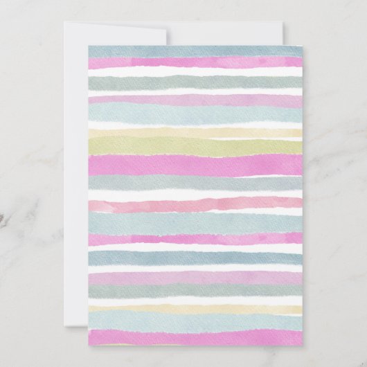 Minimale uitnodiging van de regenboogdag van het K (Achterkant)