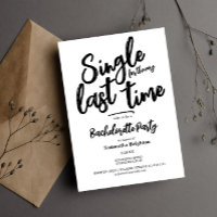 Minimale uitnodiging voor Bachelorette