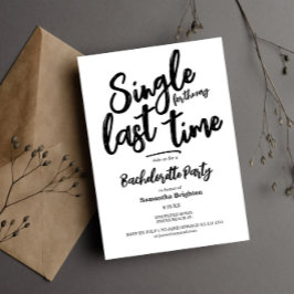 Minimale uitnodiging voor Bachelorette