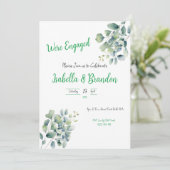 Minimale Uitnodiging voor Bladerrijke Bezigheid (Staand voorkant)