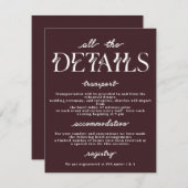 Minimale uitnodiging voor Blauwgroen bruiloft (Voorkant / Achterkant)