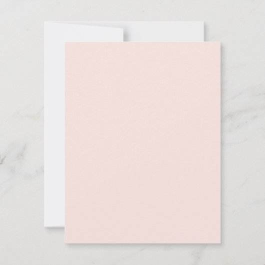 Minimale uitnodiging voor Blauwgroen bruiloft (Achterkant)