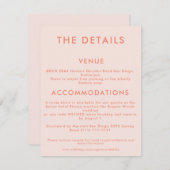 Minimale uitnodiging voor Blauwgroen bruiloft (Voorkant / Achterkant)