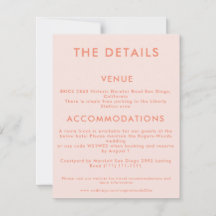 Minimale uitnodiging voor Blauwgroen bruiloft