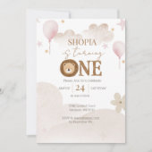 Minimale uitnodiging voor Boho Terracotta 1e verja (Voorkant)