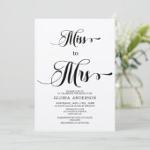 Minimale uitnodiging voor bridal-schoeisel (Staand voorkant)