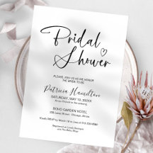 Minimale uitnodiging voor bridal-schoeisel