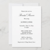 Minimale uitnodiging voor Bridal van het Manuscrip (Voorkant)