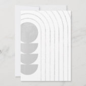 Minimale uitnodiging voor bruiloft (Achterkant)