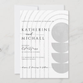 Minimale uitnodiging voor bruiloft