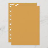 Minimale uitnodiging voor bruiloft (Voorkant / Achterkant)