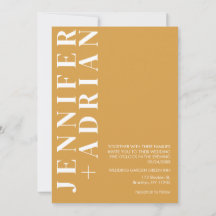 Minimale uitnodiging voor bruiloft