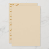 Minimale uitnodiging voor bruiloft (Voorkant / Achterkant)