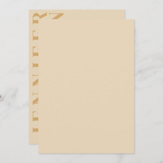 Minimale uitnodiging voor bruiloft (Voorkant / Achterkant)