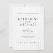 Minimale uitnodiging voor bruiloft (Voorkant)