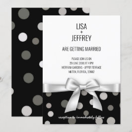 Minimale uitnodiging voor bruiloft