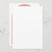 Minimale uitnodiging voor bruiloft (Voorkant / Achterkant)