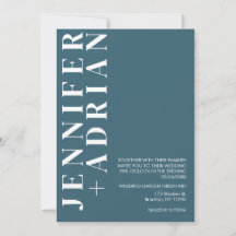 Minimale uitnodiging voor bruiloft