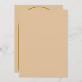 Minimale uitnodiging voor bruiloft (Voorkant / Achterkant)