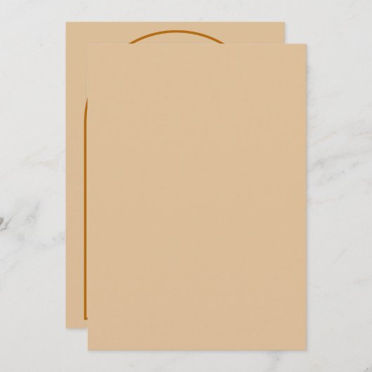 Minimale uitnodiging voor bruiloft (Voorkant / Achterkant)