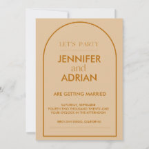 Minimale uitnodiging voor bruiloft