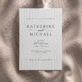 Minimale uitnodiging voor bruiloft