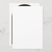 Minimale uitnodiging voor bruiloft (Voorkant / Achterkant)