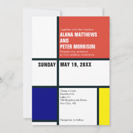 Minimale uitnodiging voor bruiloft