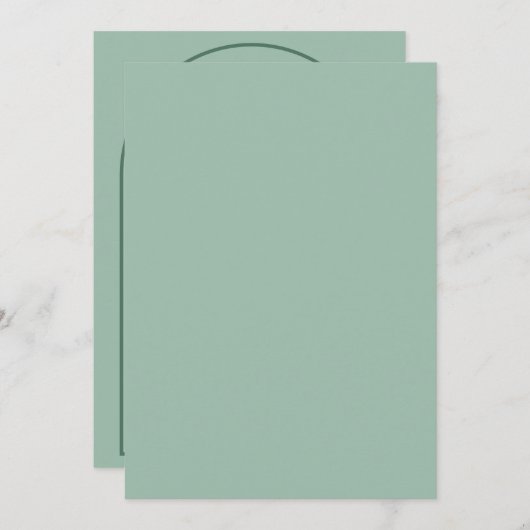 Minimale uitnodiging voor bruiloft (Voorkant / Achterkant)