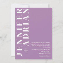 Minimale uitnodiging voor bruiloft