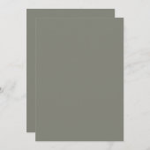 Minimale uitnodiging voor bruiloft (Voorkant / Achterkant)