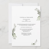 Minimale uitnodiging voor bruiloft bijkantoren (Voorkant)