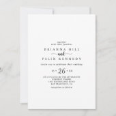 Minimale uitnodiging voor Casual weddenschappen me (Voorkant)