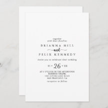 Minimale uitnodiging voor Casual weddenschappen me