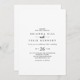 Minimale uitnodiging voor Casual weddenschappen me