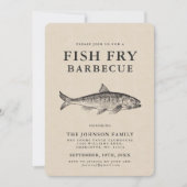 Minimale uitnodiging voor de Gepersonaliseerd visp (Voorkant)